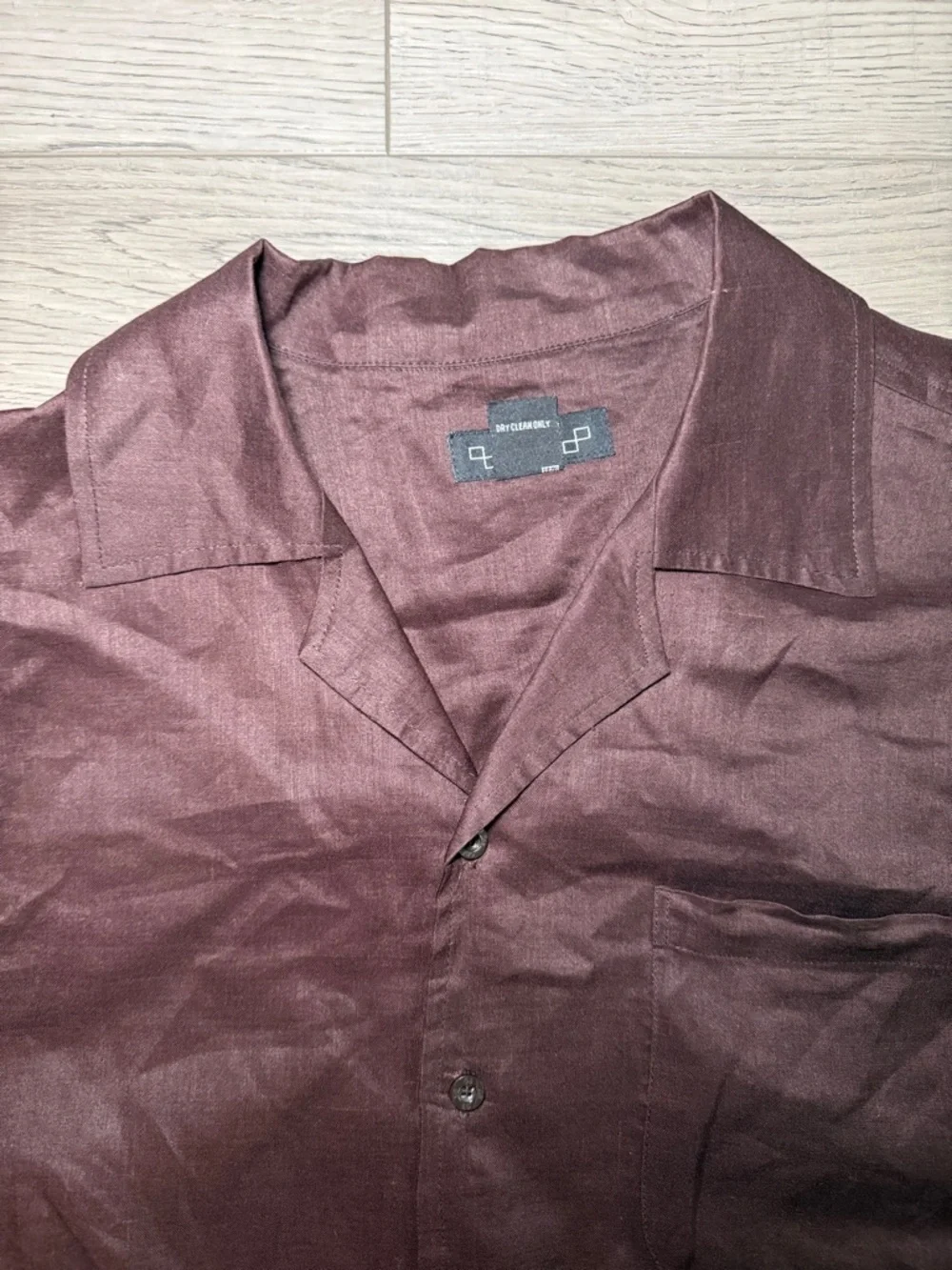 Godbody Collection LOT of 2 Tall Men's Linen Button Up Shirts XL